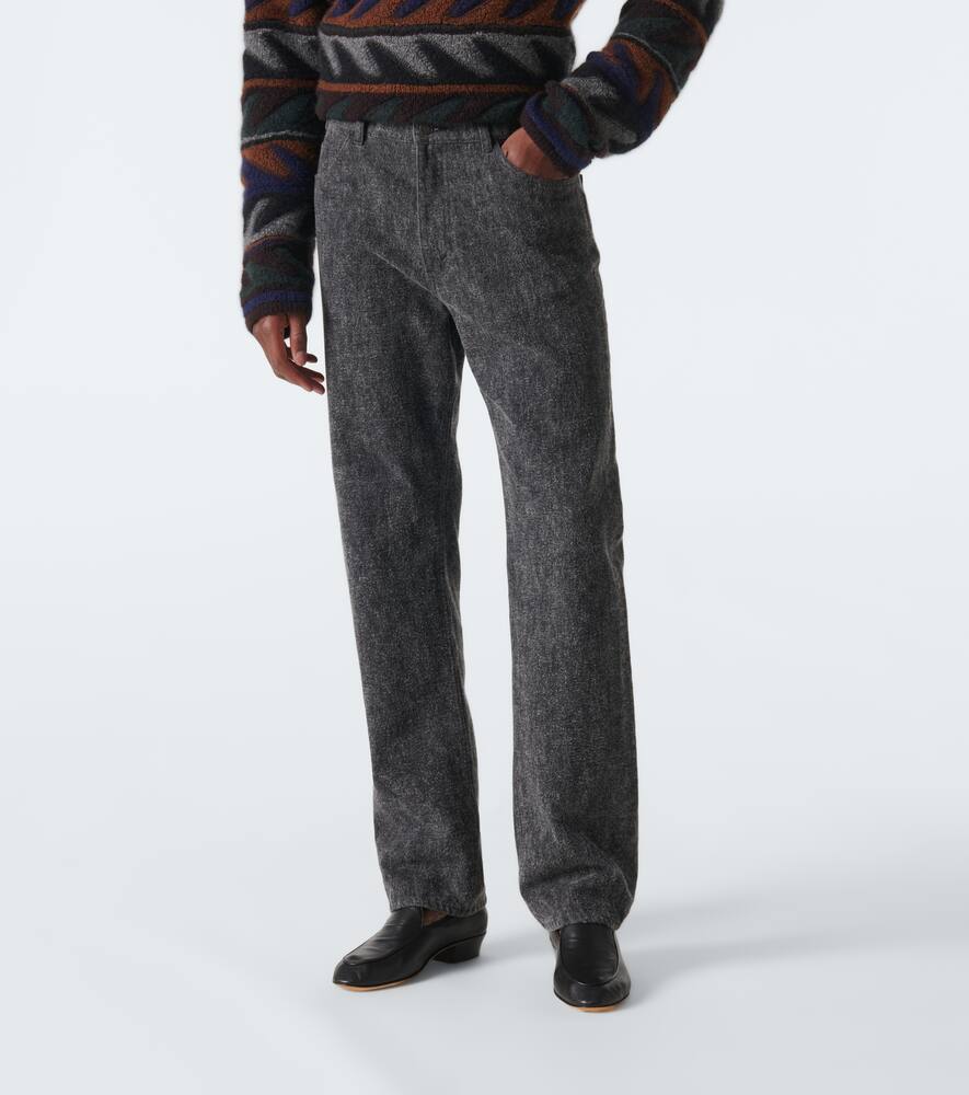 The Row Fred Straight Jeans In Black