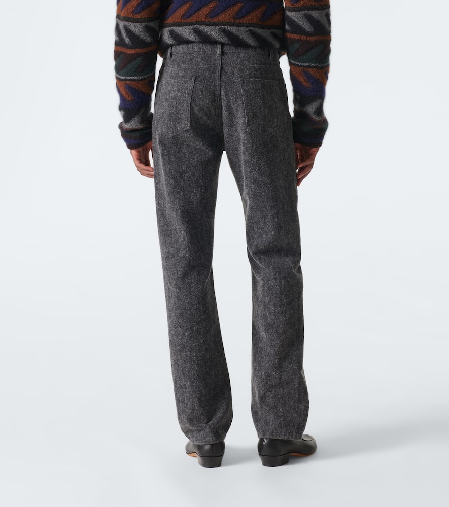 The Row Fred Straight Jeans In Black