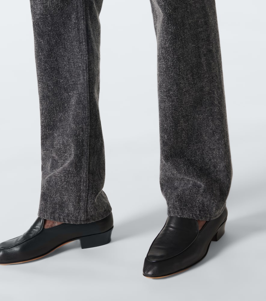 The Row Fred Straight Jeans In Black