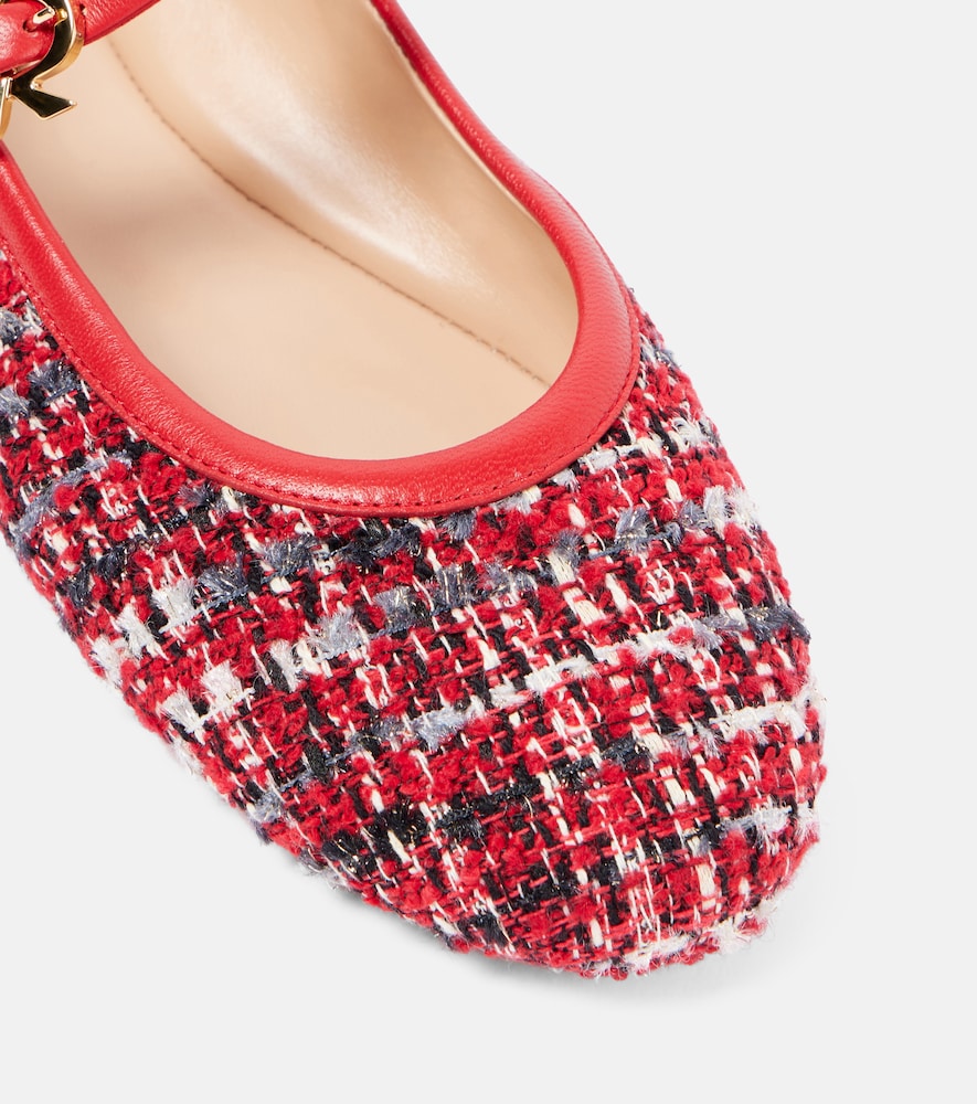 Carla Bouclé Mary Jane Flats