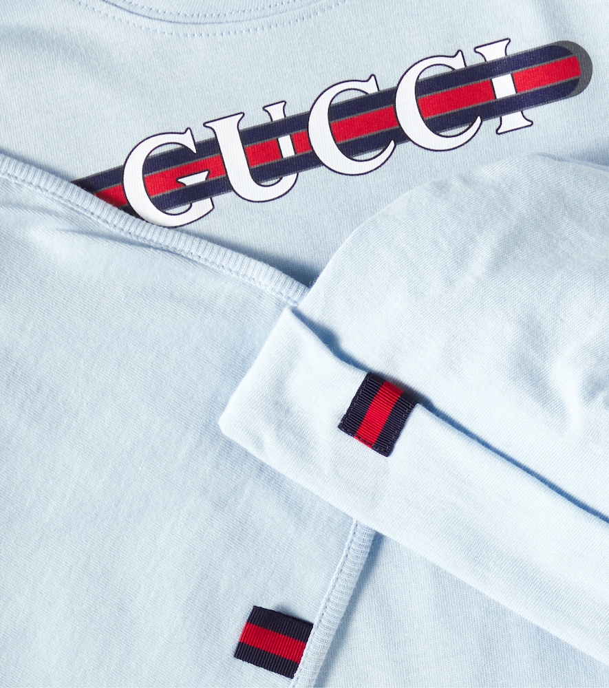  Gucci Kids Gucci Kids Baby Set Aus Spieler, Mütze Und Lätzchen 