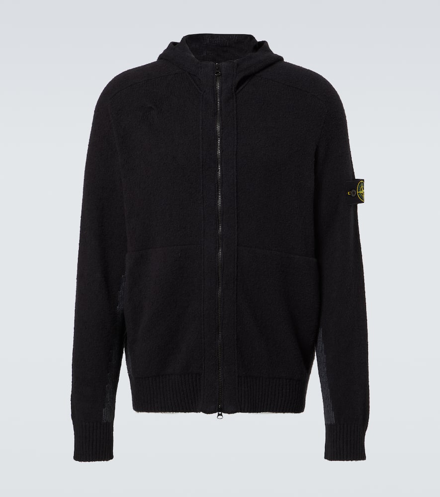 Compass cotton-blend hoodie