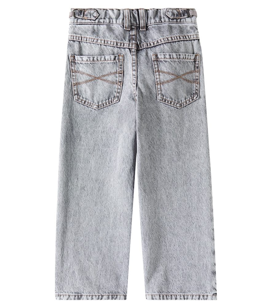  Brunello Cucinelli Kids Brunello Cucinelli Kids Monili Straight Jeans 