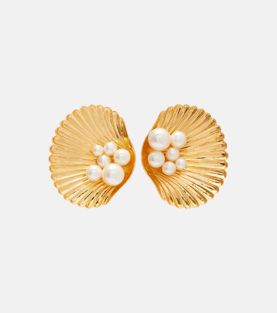Maricela gold-plated earrings