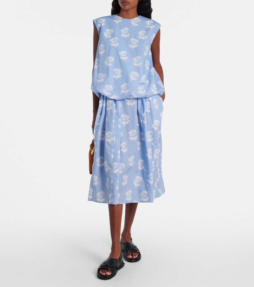 Marni Floral cotton top