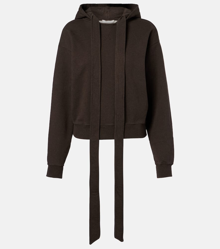 Cotton jersey hoodie