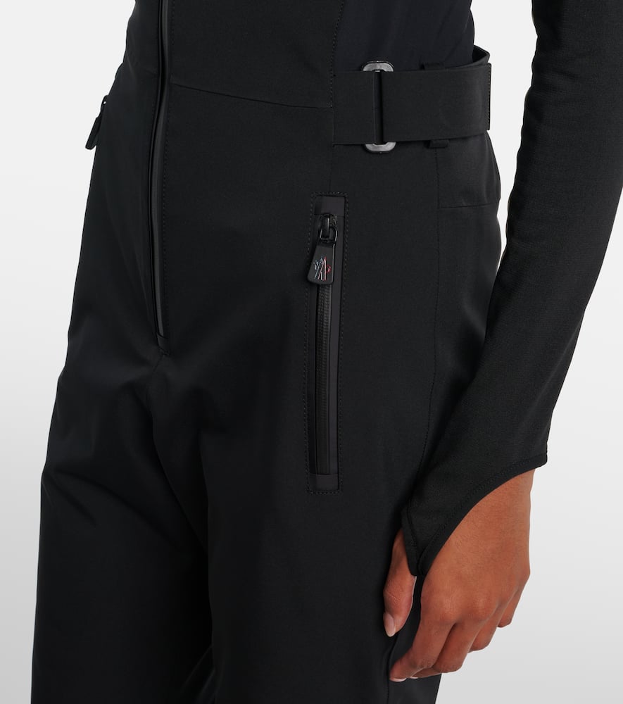 Moncler Technical Stretch-nylon Ski Suit In Black