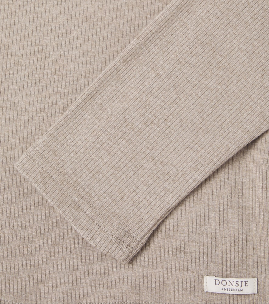 Donsje Florentien Ruffled Sweater In Neutral