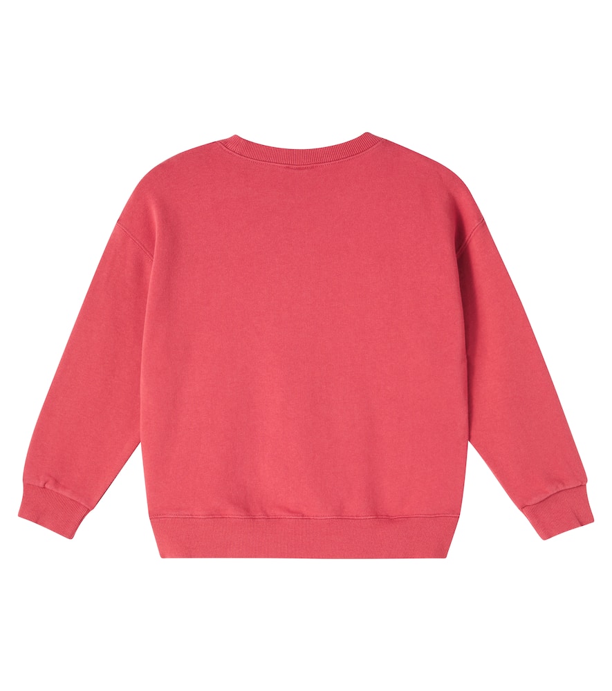 Jellymallow Turntable Cotton Jersey Sweatshirt In Red