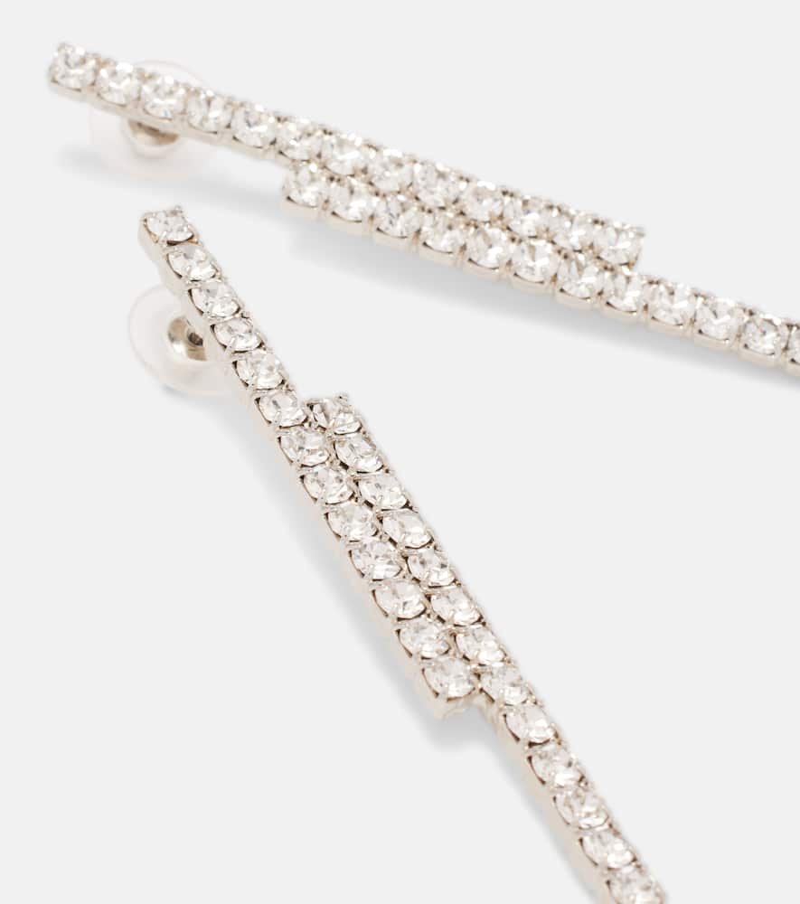 Jennifer Behr Gwen crystal-embellished drop earrings