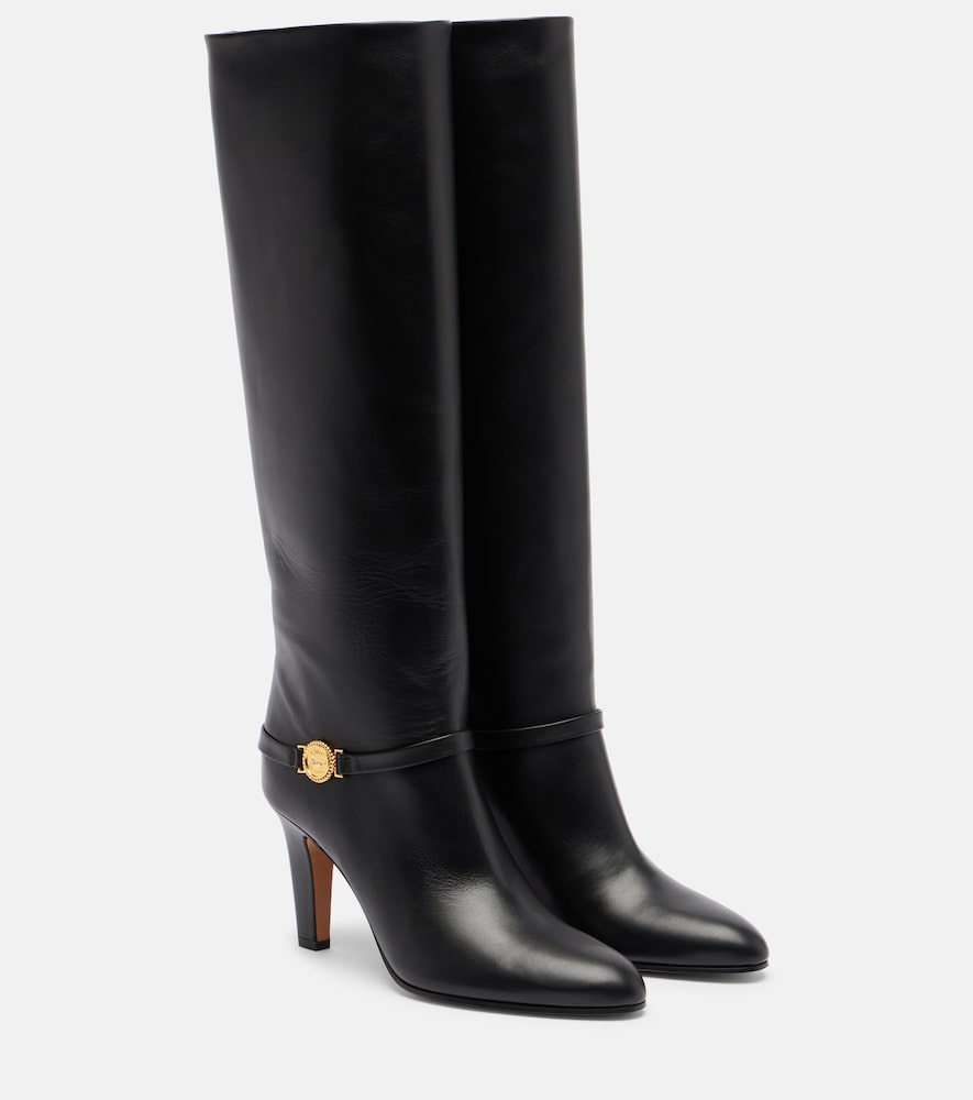 Chloe Chloé Eve 85 leather knee-high boots