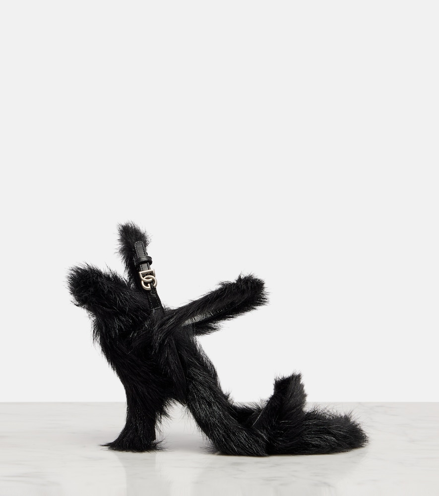  Dolce&gabbana Dolce&gabbana 105 Shearling Sandals 
