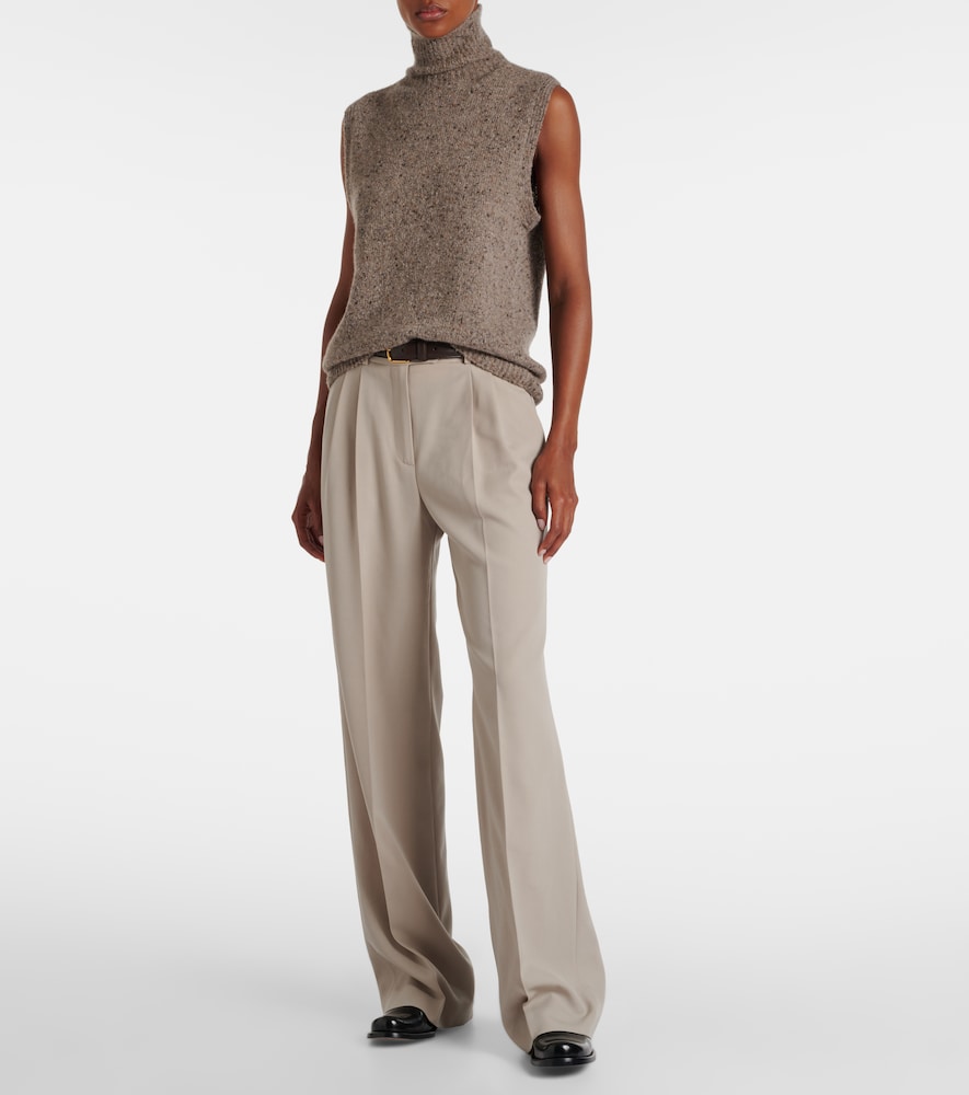 The Row Merilas cashmere turtleneck top