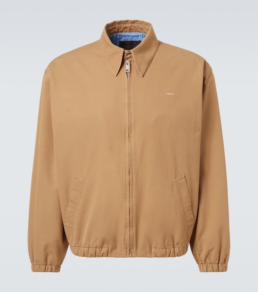 Prada Logo cotton jacket