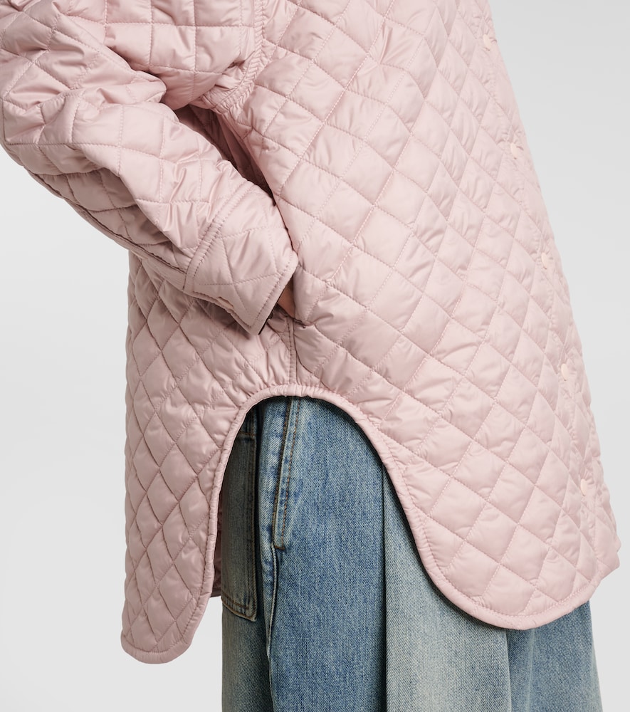  Loewe Loewe Anagram Quilted Leather-trimmed Jacket 