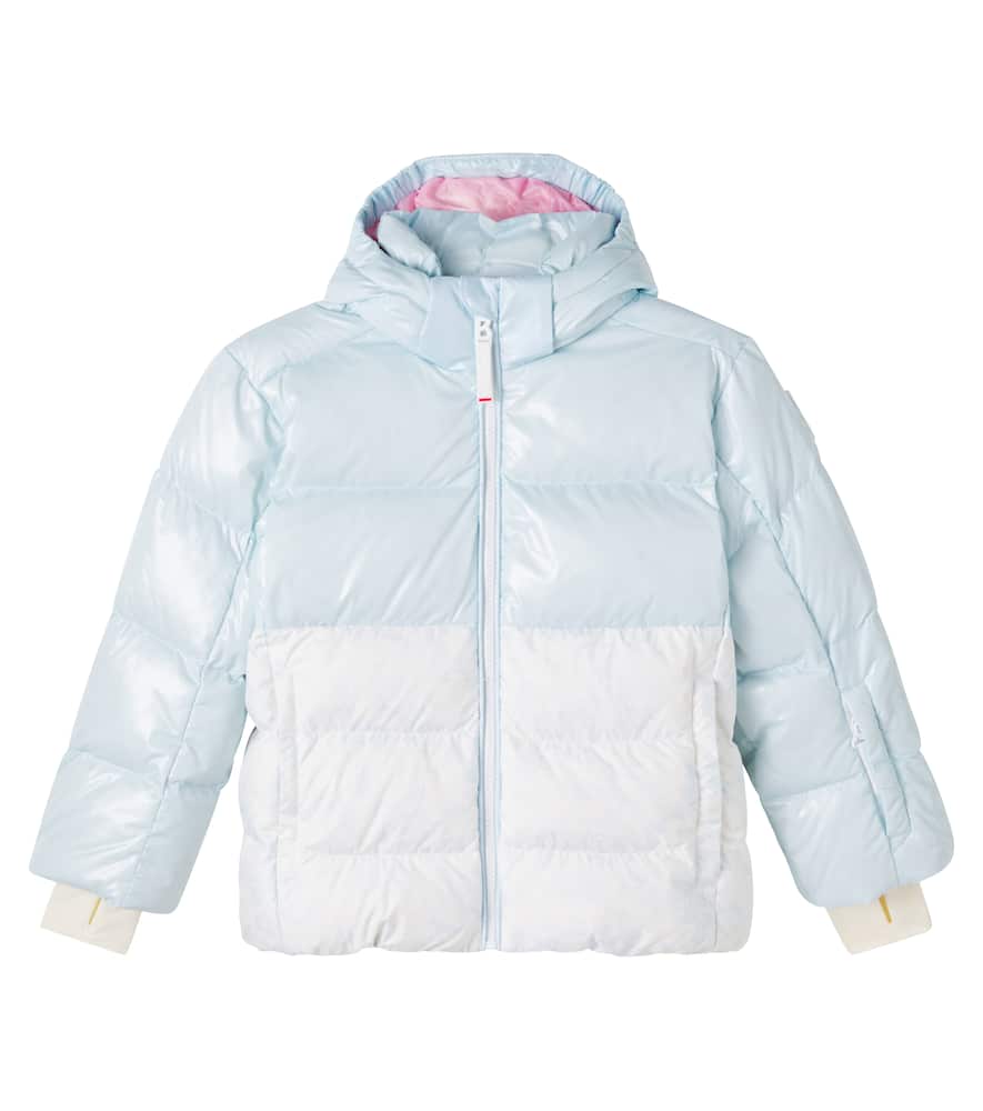 Bogner Kids' X Loveshackfancy Franzi Down Ski Jacket In Blue