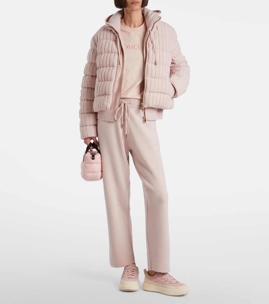  Moncler Moncler Kapuzenjacke Aus Wolle Und Kaschmir 