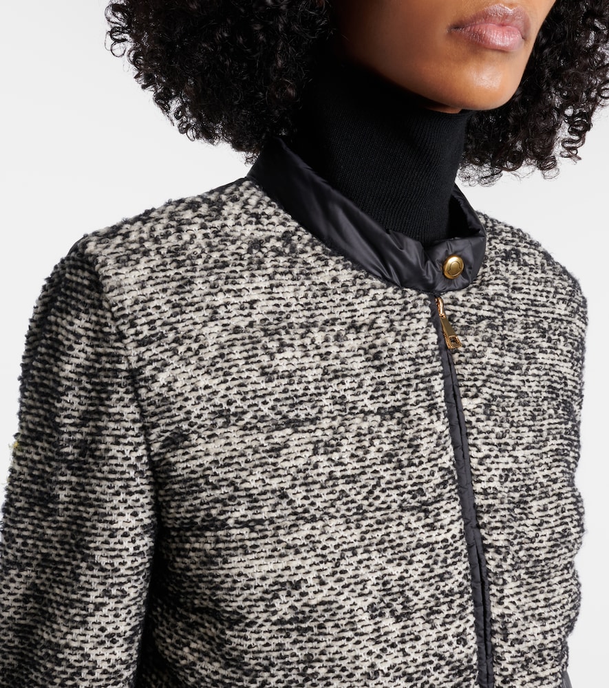  Moncler Moncler Down-paneled Wool-blend Jacket 