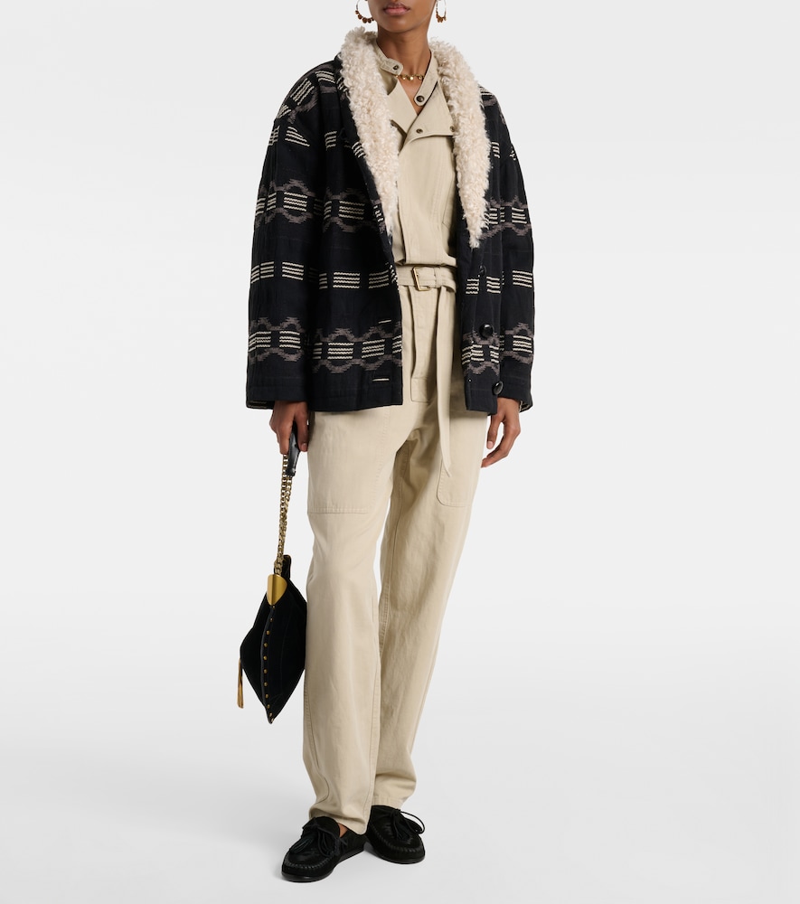  Marant Etoile Marant Etoile Wattierte Jacke Qayla Aus Jacquard 
