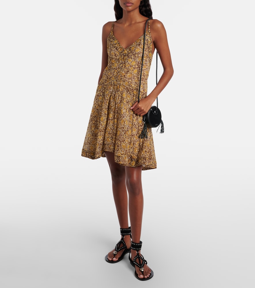 Marant Etoile Danielle floral cotton voile minidress
