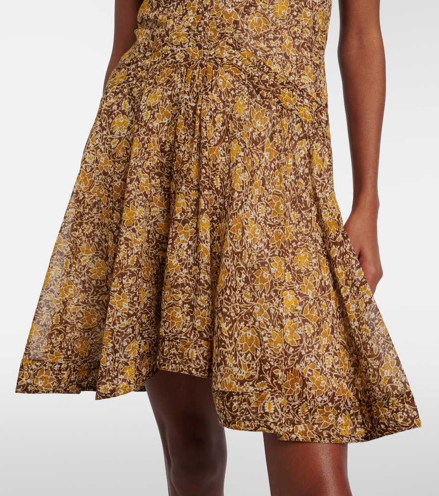  Marant Etoile Marant Etoile Minikleid Danielle Aus Baumwoll-voile 