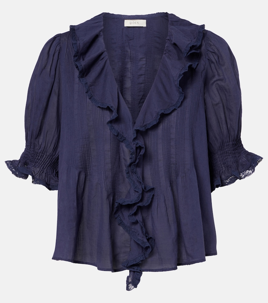 Doen Dôen Henri cotton voile top