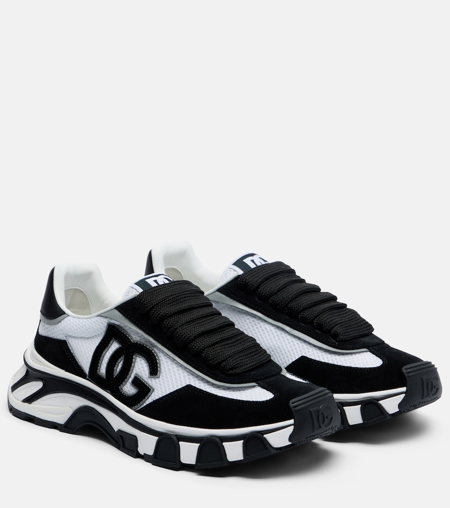 Dolce & Gabbana DG Country Road suede-trimmed sneakers