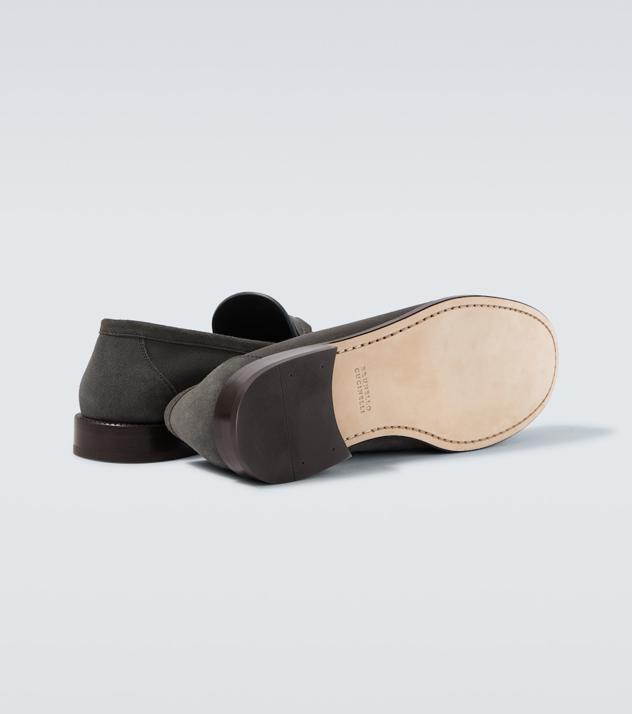  Brunello Cucinelli Brunello Cucinelli Loafers Aus Veloursleder 