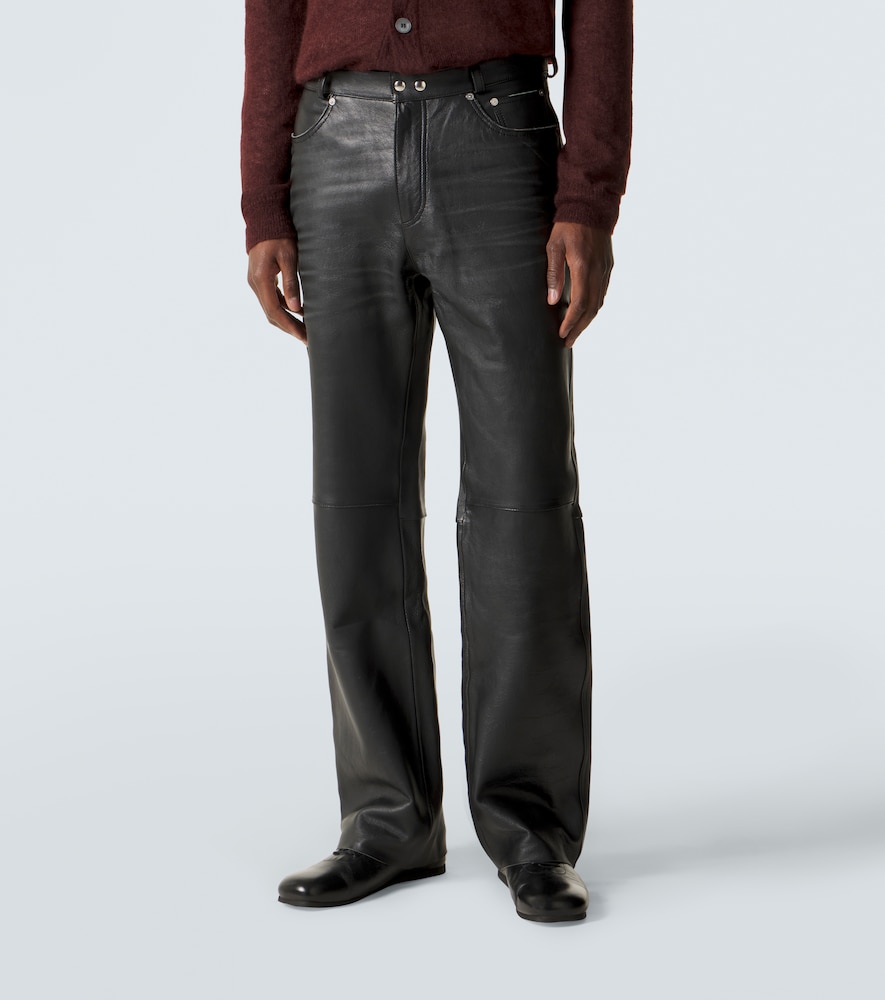  Our Legacy Our Legacy Gerade High-rise-hose Carlson Cut Aus Leder 