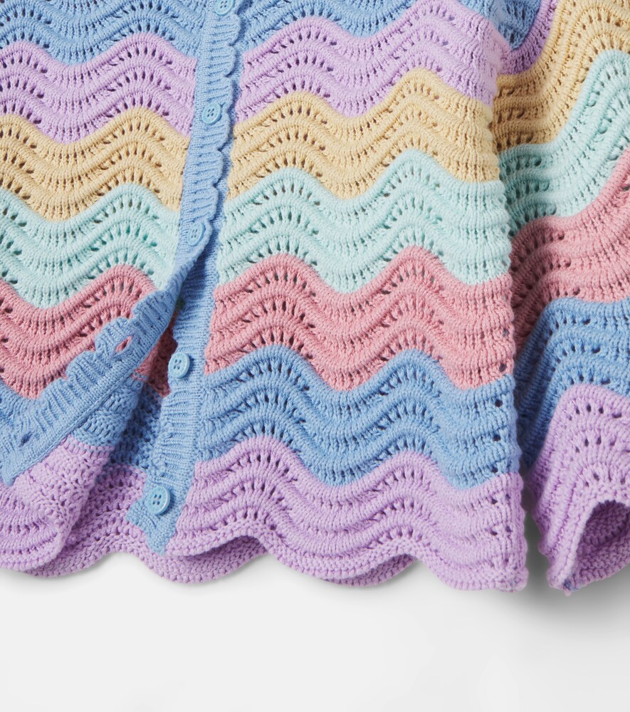  Stella Mccartney Kids Stella Mccartney Kids Cardigan Aus Baumwolle 