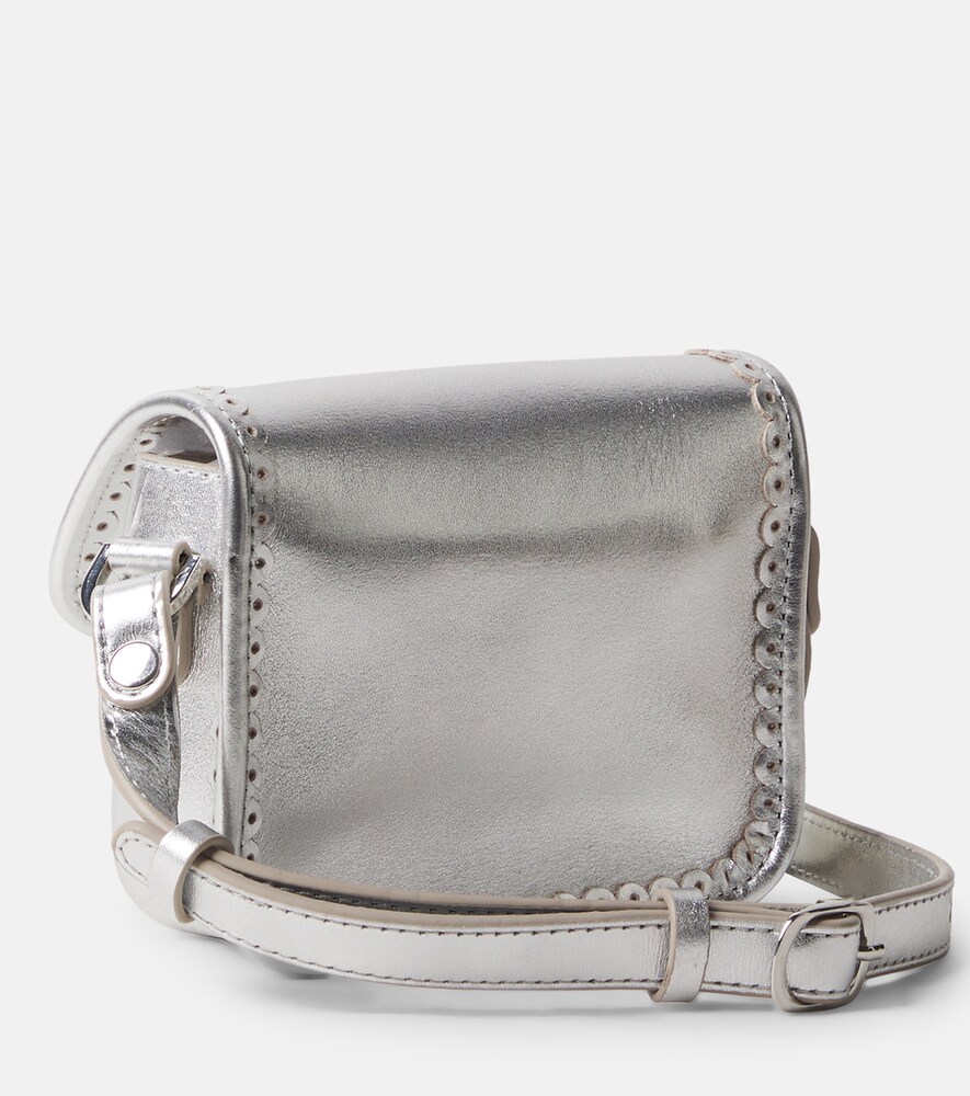  Bonpoint Bonpoint Tasche Aus Metallic-leder 