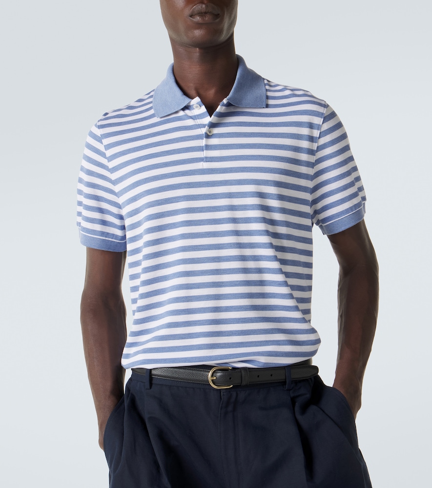  Dunhill Dunhill Polohemd Aus Seide Und Baumwolle 