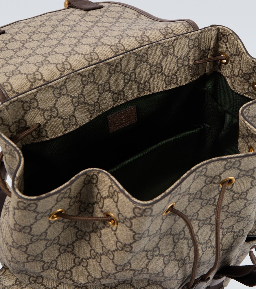  Gucci Gucci Ophidia Gg Canvas Large Backpack 