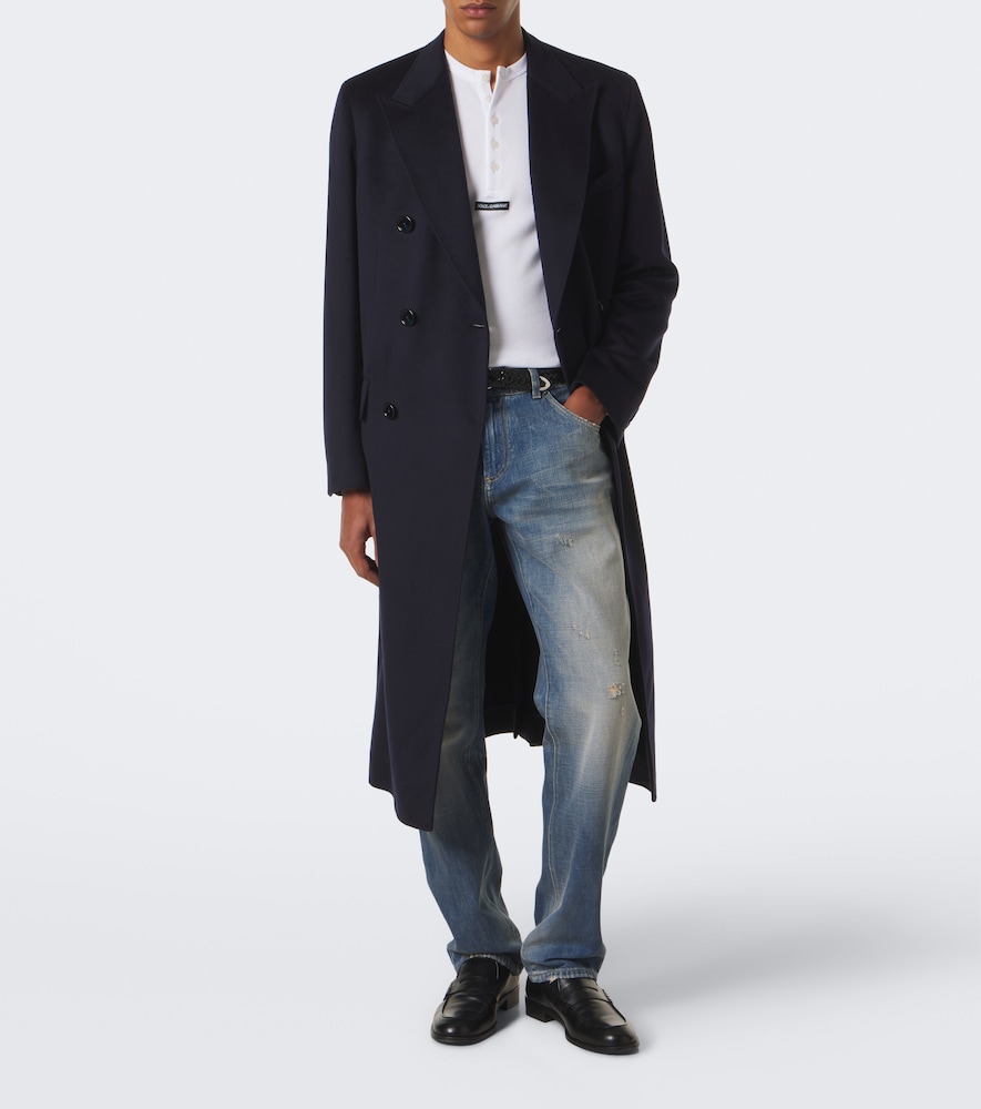 Dolce&Gabbana Double-Breasted Virgin Coat