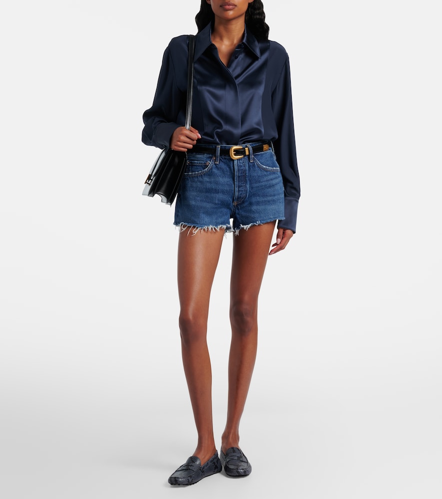 Agolde Parker denim shorts