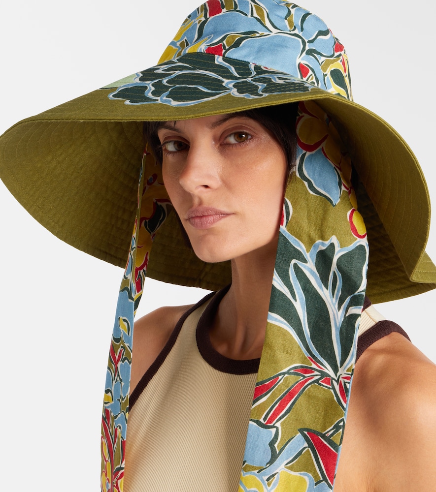 Alémais Solstice floral cotton sun hat