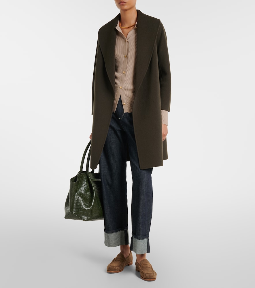 'S Max Mara Virgin wool wrap coat