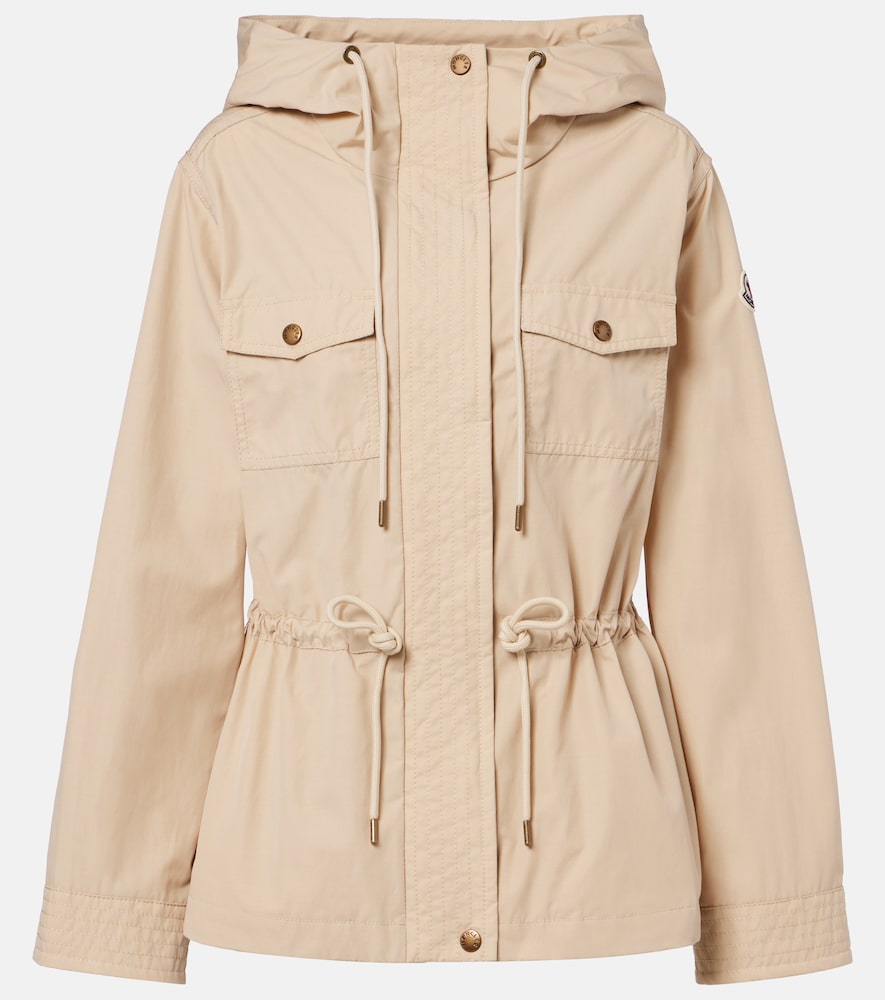 Moncler Women's Beige Serin Hooded Parka UK Size 18 - Mytheresa