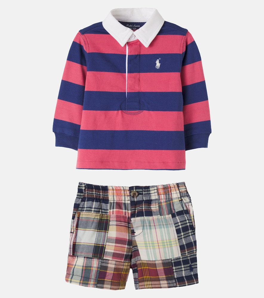  Polo Ralph Lauren Kids Polo Ralph Lauren Kids Baby Set Aus Polohemd Und Shorts Aus Baumwolle 