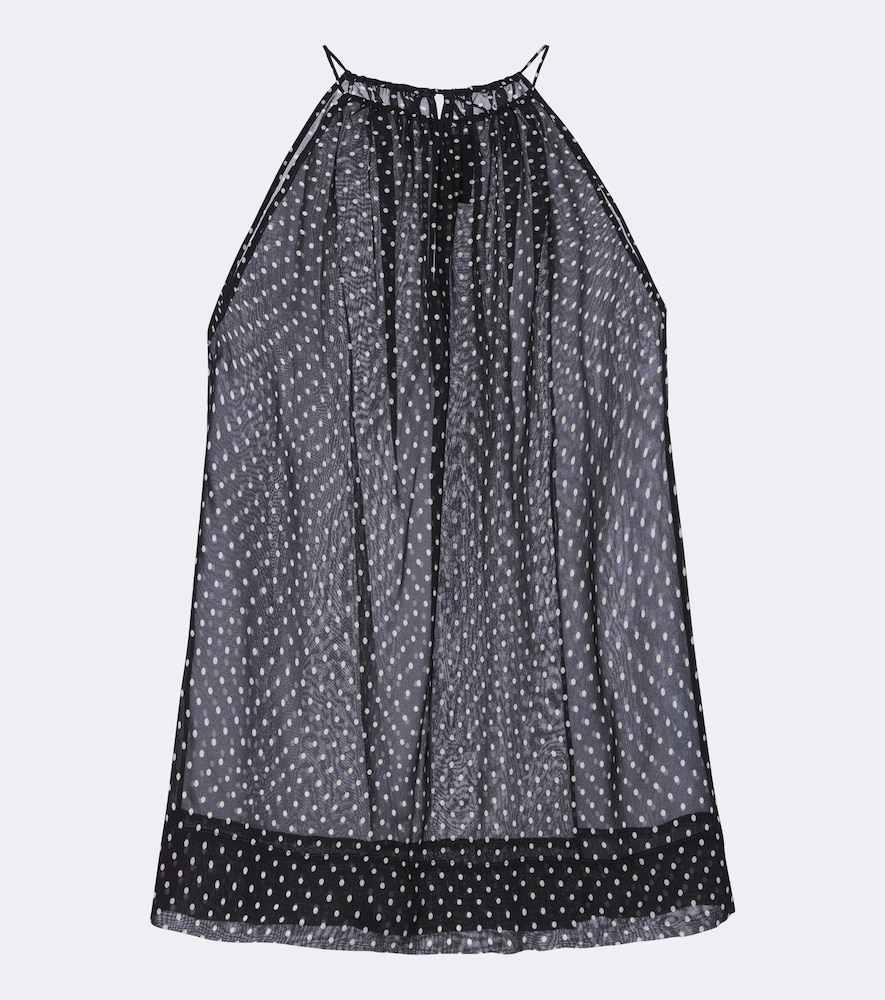 Nili Lotan Top Nikki en soie pois 540 €