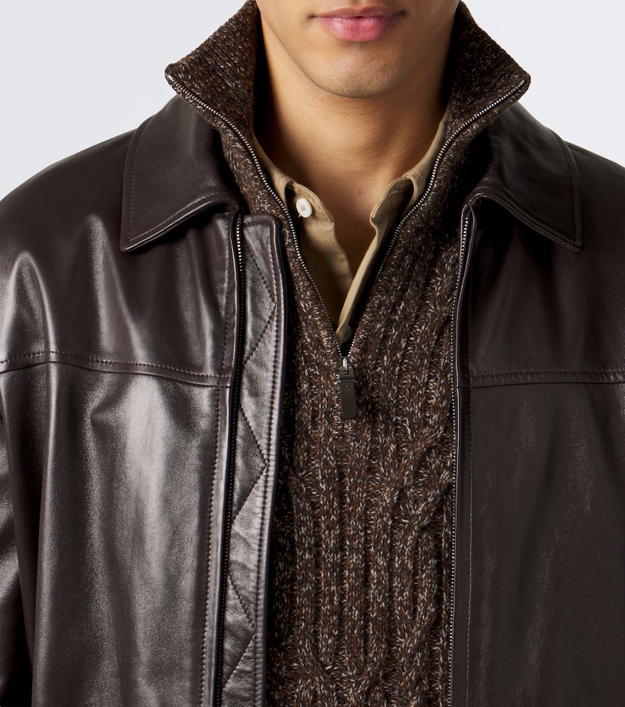 And Cashmere Half-Zip Sweater