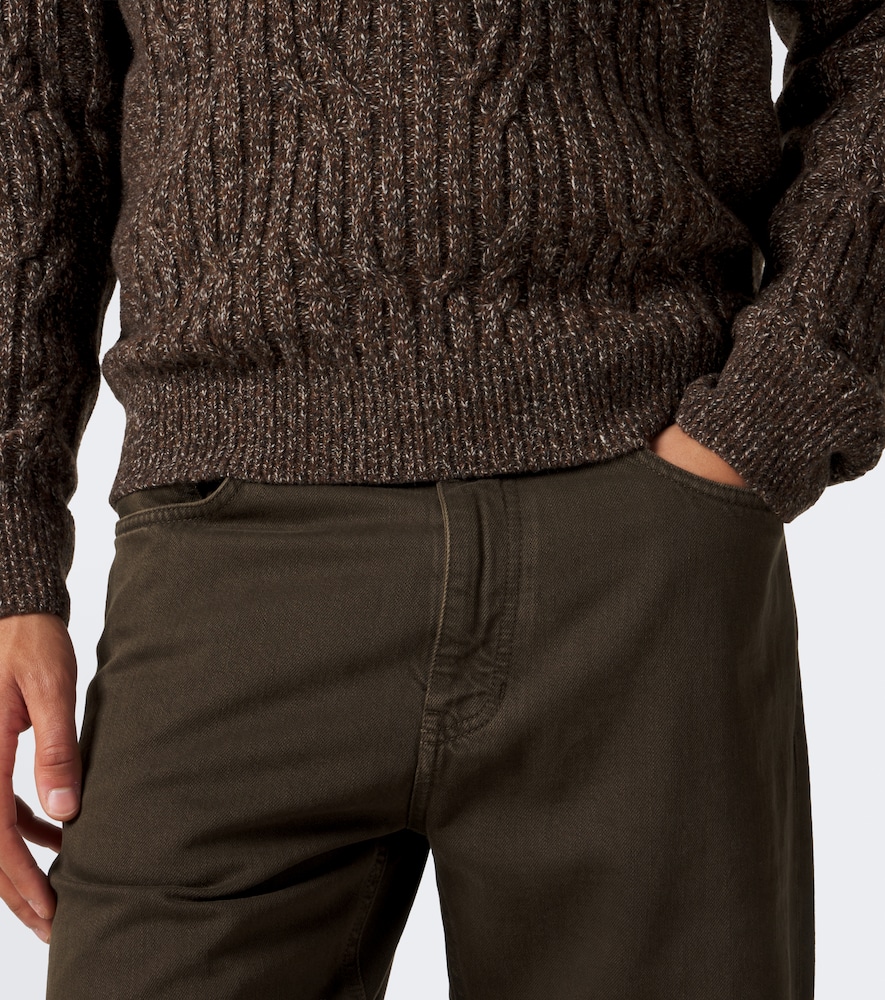 And Cashmere Half-Zip Sweater