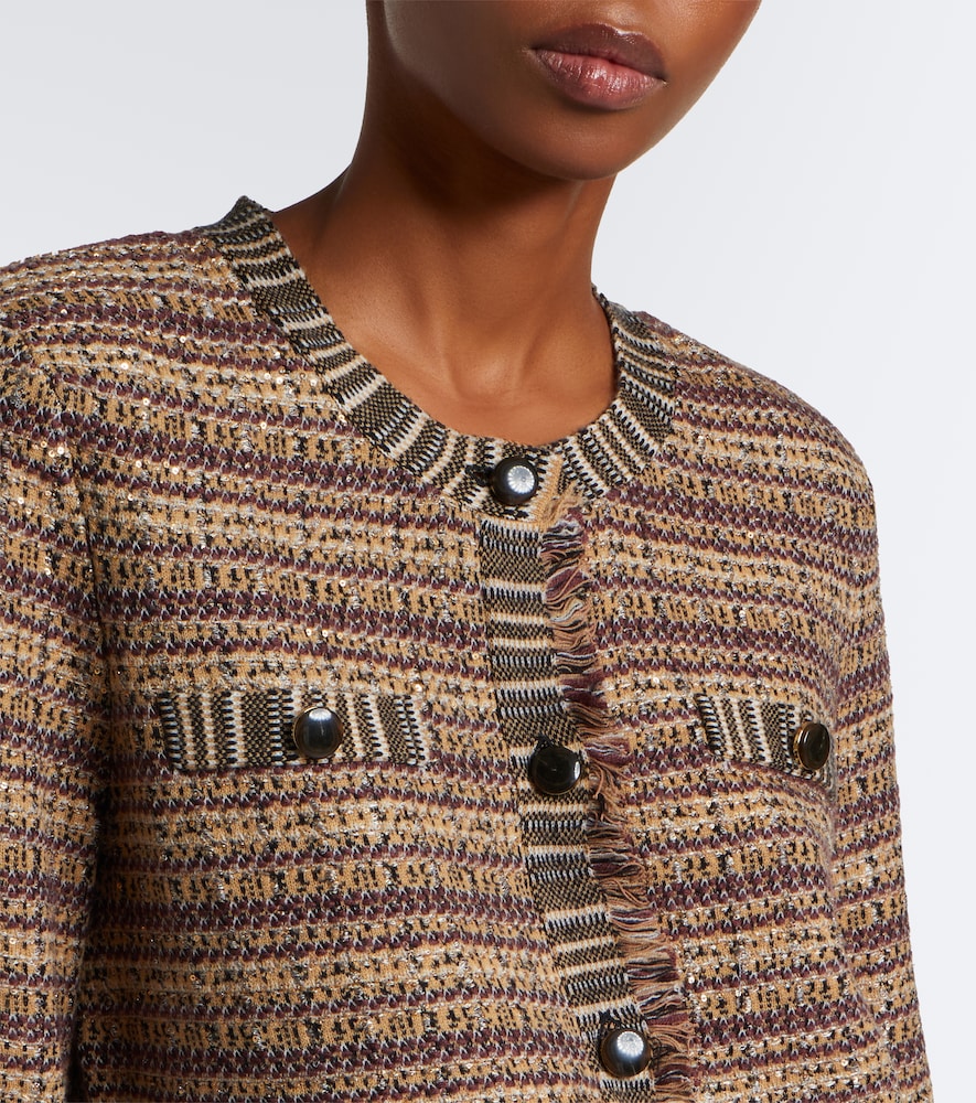 Sariyah Cropped Tweed Jacket