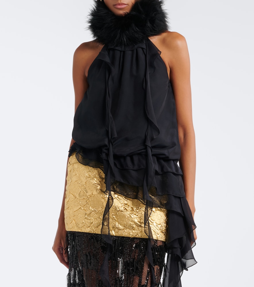 Chiffon Halterneck Top