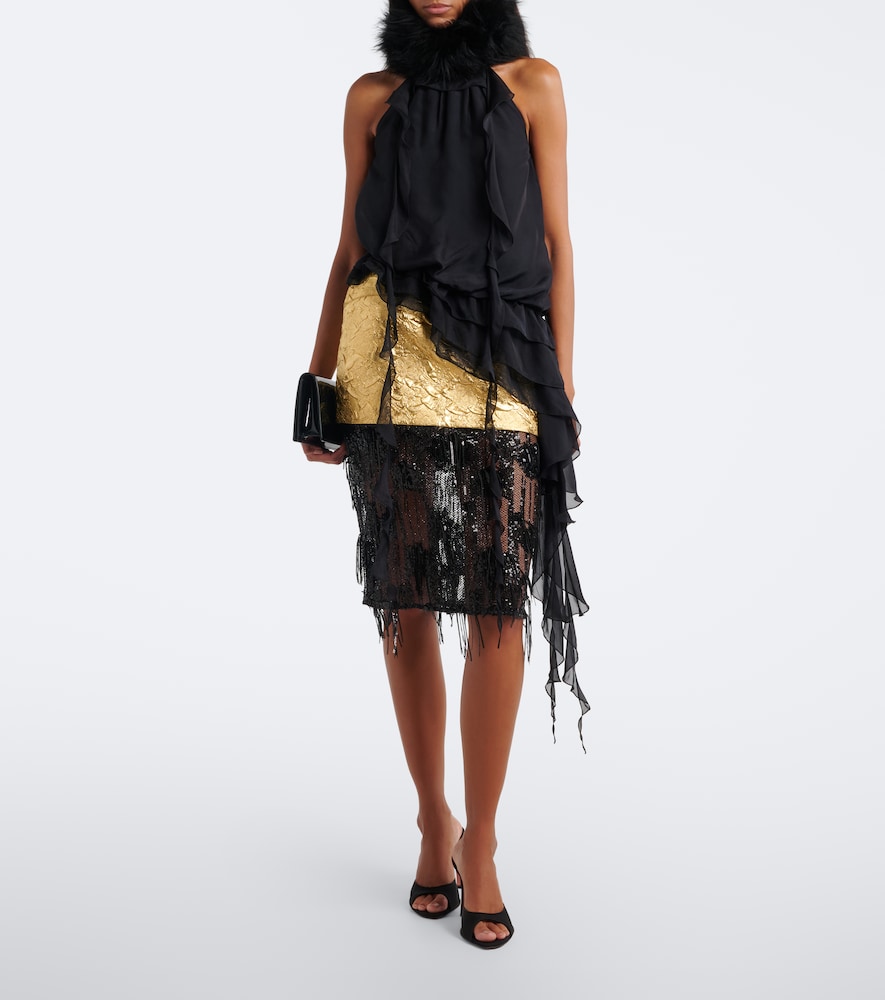 Chiffon Halterneck Top