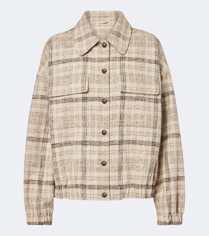 Jacke aus einem Baumwollgemisch