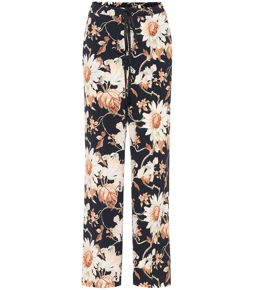 high rise navy blue pants