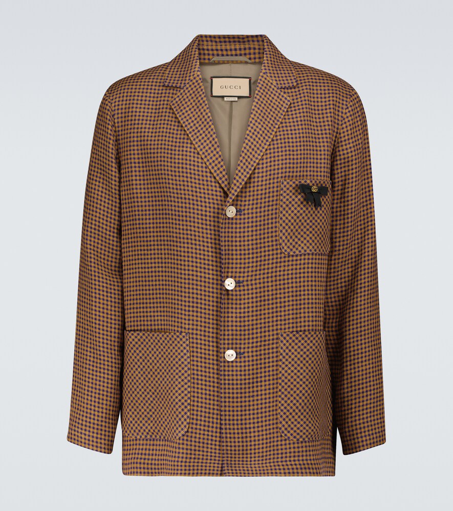 gucci linen jacket