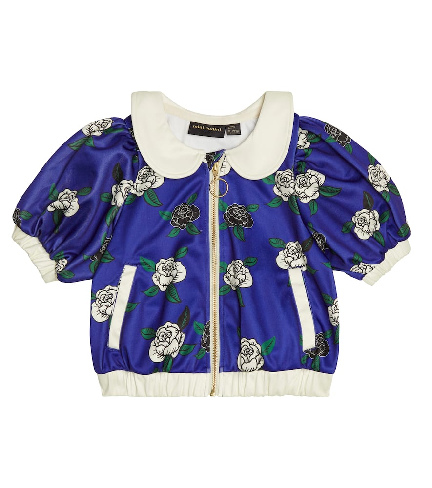 Mini Rodini Roses floral track jacket