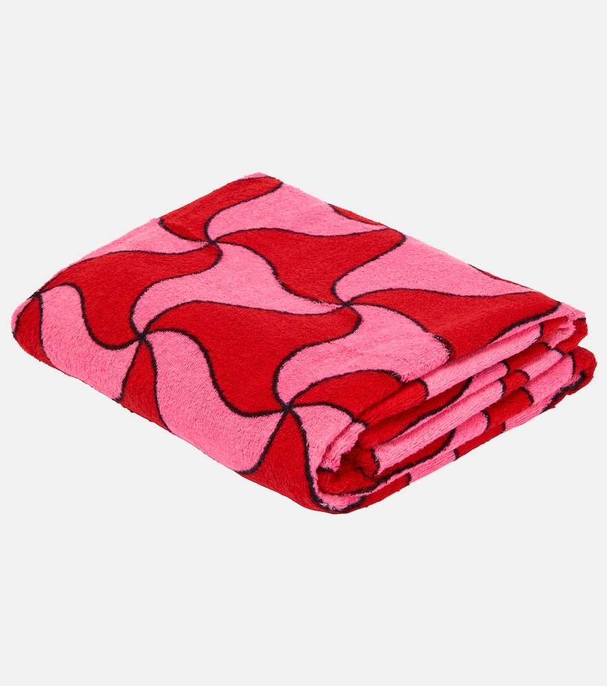 Cotton terry beach towel